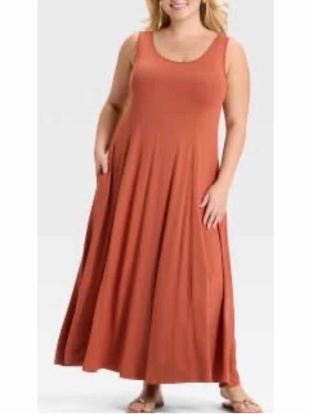 Ava & Viv 1X Maxi Dress - NWT
